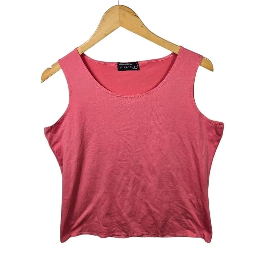 Elementz Pink Women's Tank Top Size Large